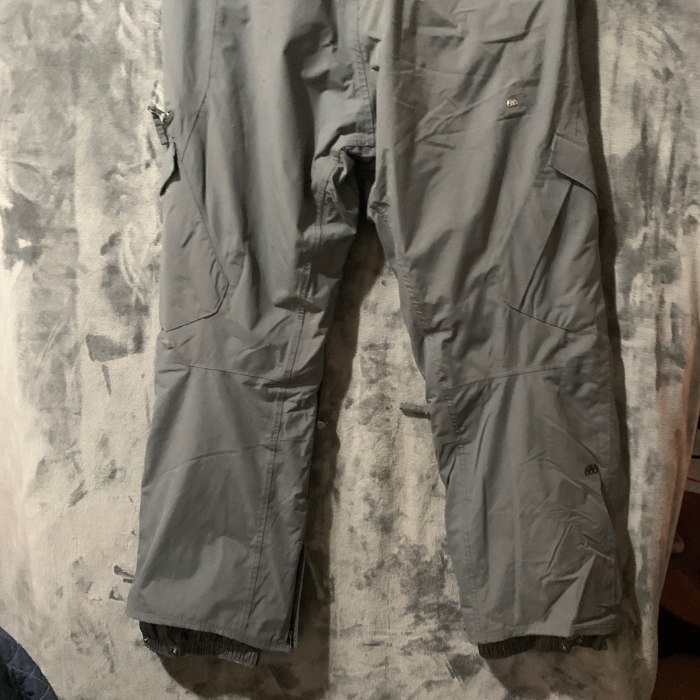 686 Snow Pants Mens M Smarty Grey Cargo Detachable Lining BOA Compatible - Picture 8 of 16